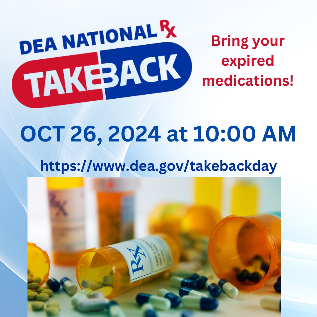 DEA Drug Take Back 2024-10-26